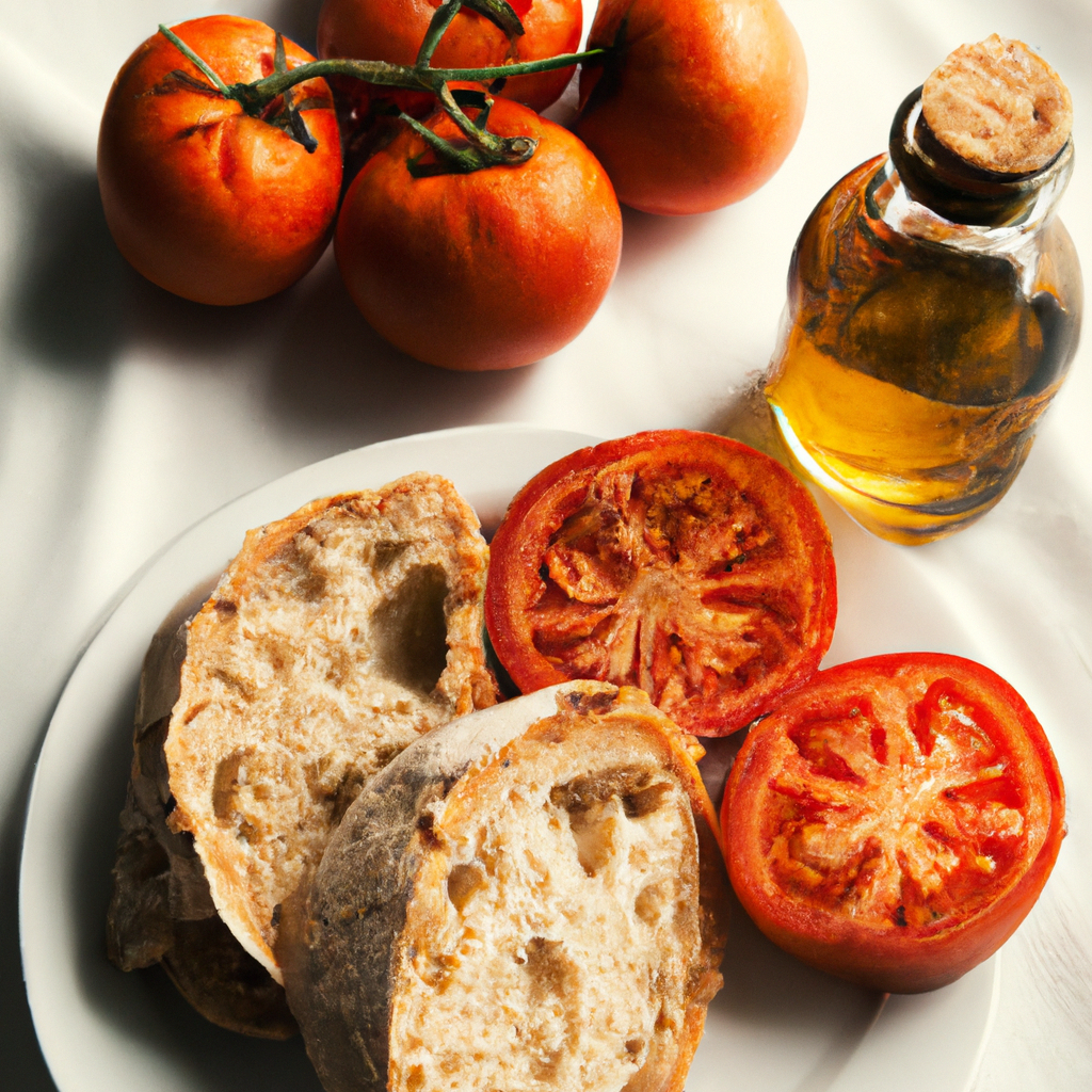 Gastronomía española minimalista con luz natural
